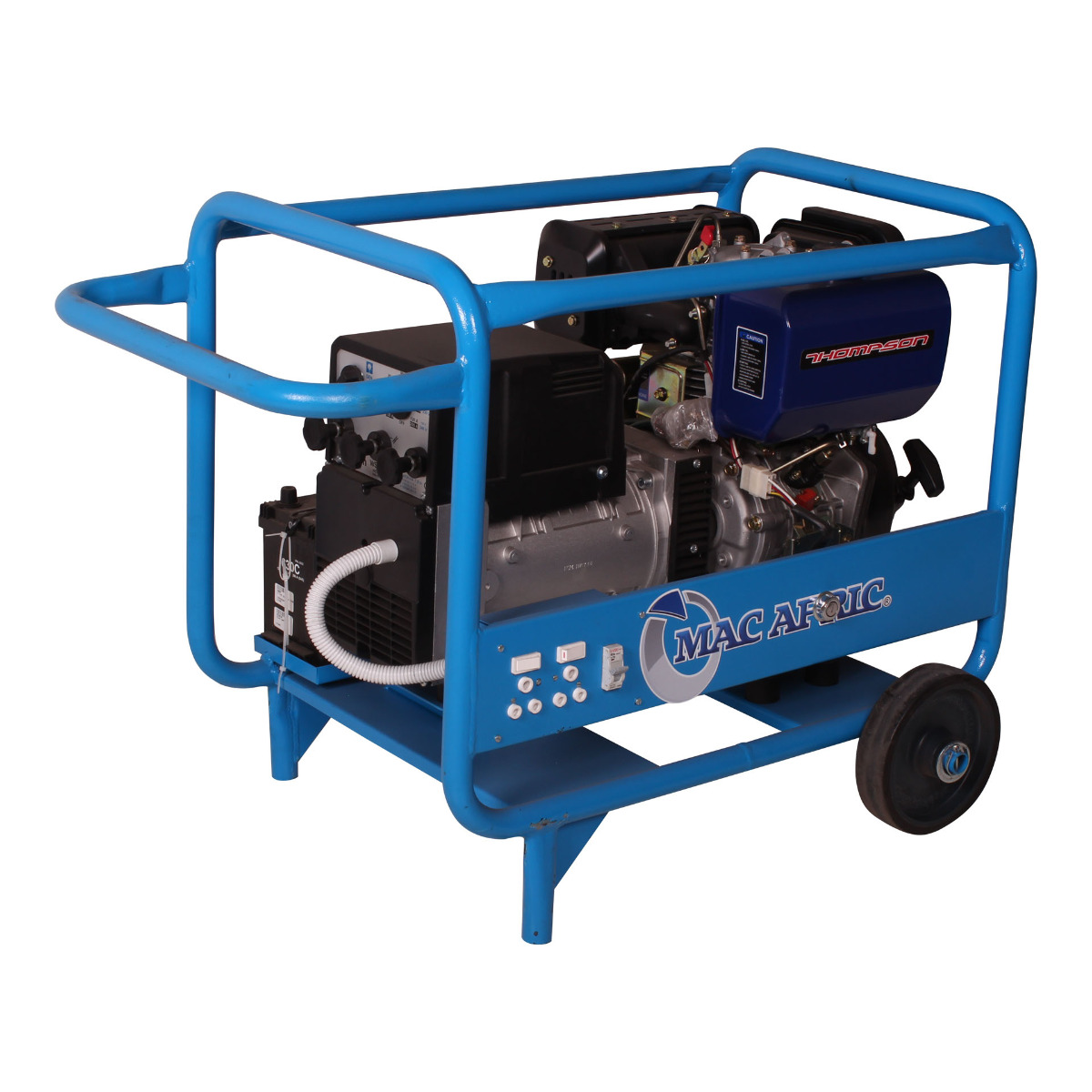 MAC AFRIC 6 KVA 200A Diesel Welder/Generator - Electrical Start (Key Start)