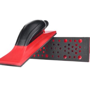 SUNNYPADS Hand Sanding Block, Grip, Red