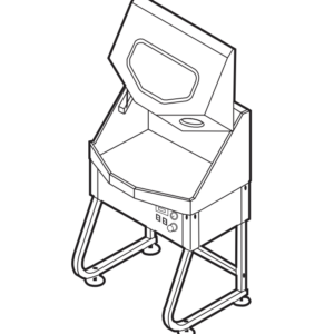 ENCLOSED PARTS WASHER WITH HEATING