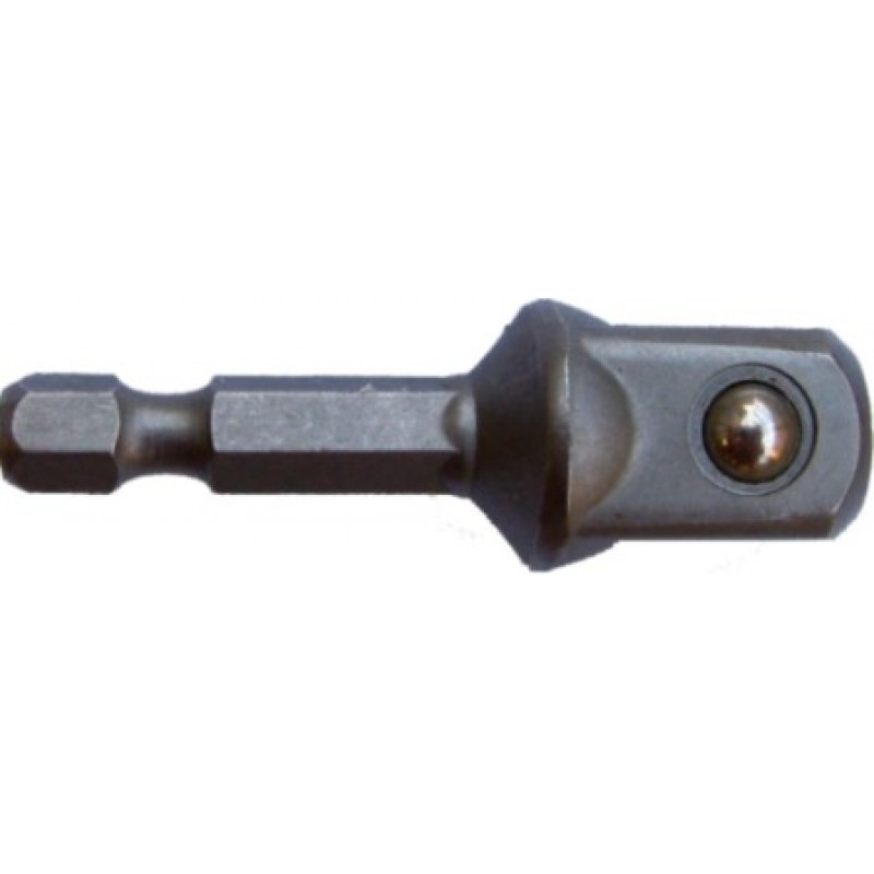 MAC AFRIC Socket Adaptor 1/2" IN M SQ x 50 MM 1/4" IN M Hex Shank