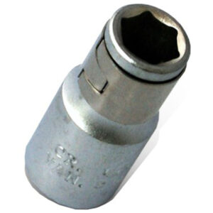 TORK CRAFT Socket Adaptor Coupler 1/4" IN F SQ x 1/4" IN F Hex