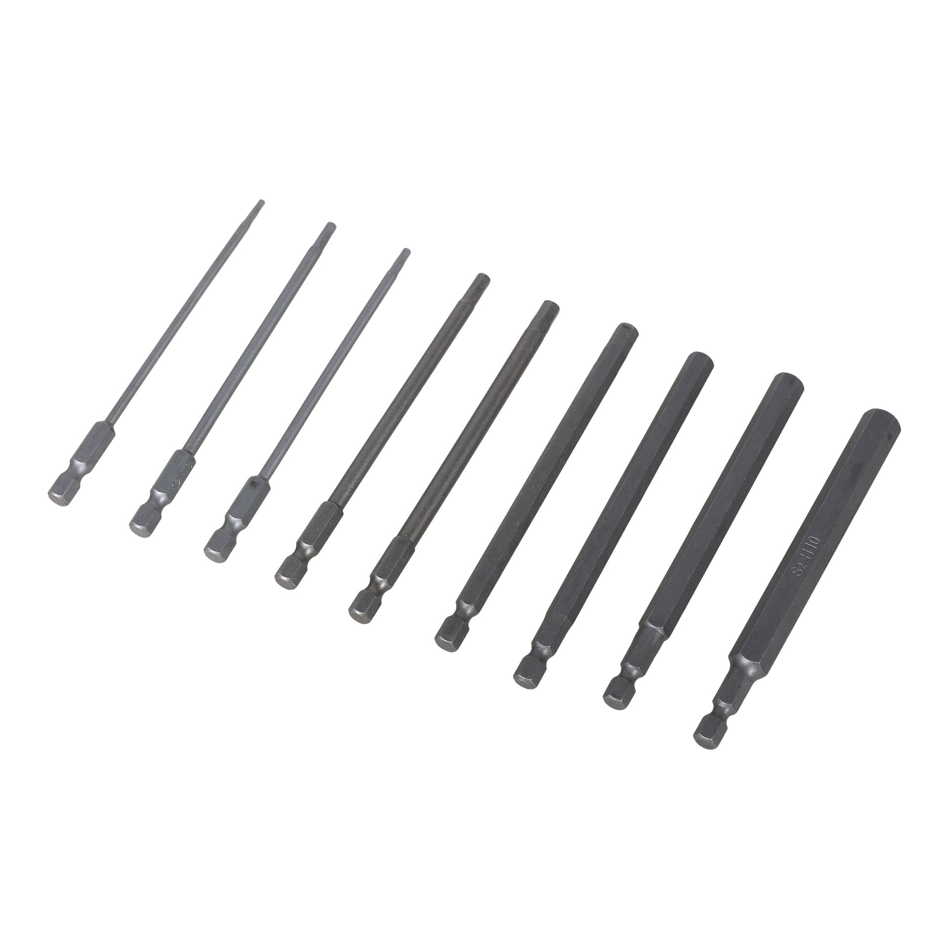 MAC AFRIC 9PCS 1/4" IN Hex Screwdriver Bits Set