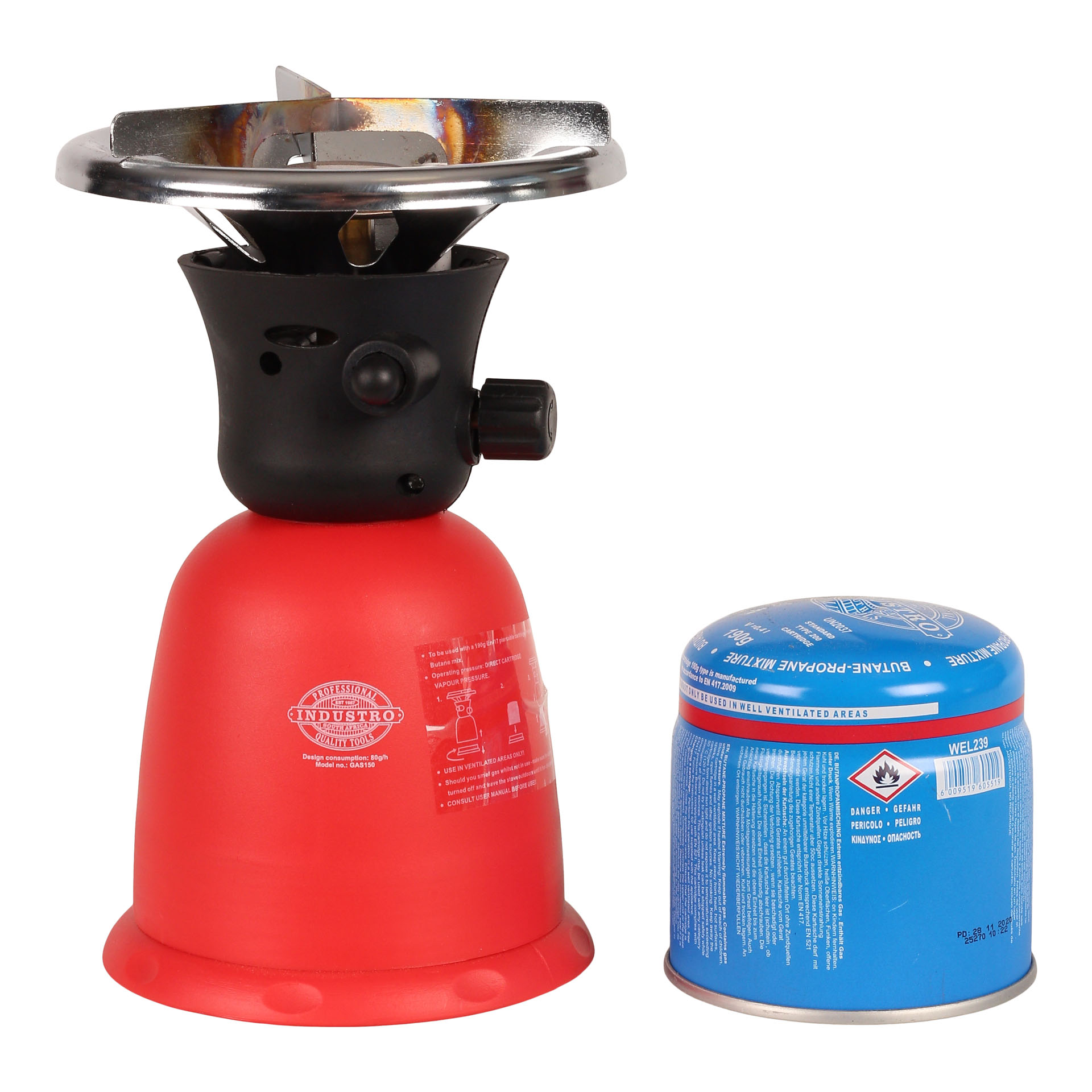 Campers Cooker Set (2 x 190g Cartridges)