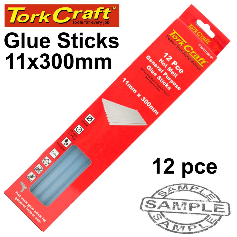 TORK CRAFT 12PCS 11 x 300 MM Hot Melt Glue Sticks