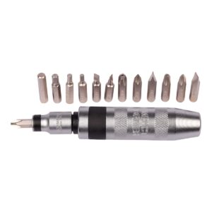13pcs Impact Driver Set SL5, SL6, SL8, SL9, PH1, PH2 x2, PH3, PH4, H4, H5, H6, H8