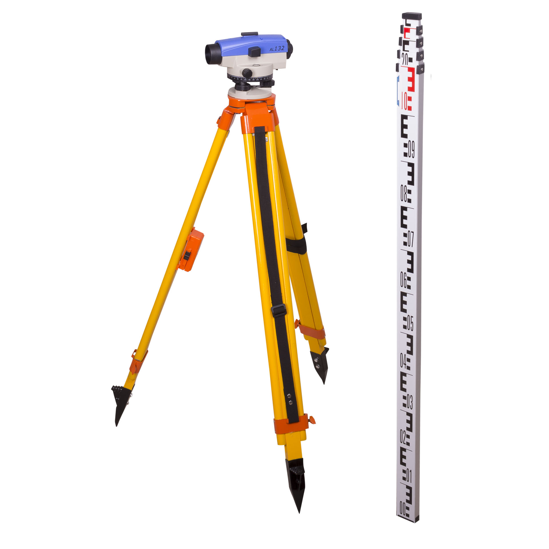 MAC AFRIC Auto Level incl Tripod & Staff (Dumpy Level)