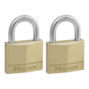 MASTERLOCK 40 MM Double Pack Brass Lock