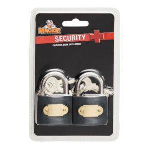 MACKIE 40 MM Iron Padlock (2 Locks)