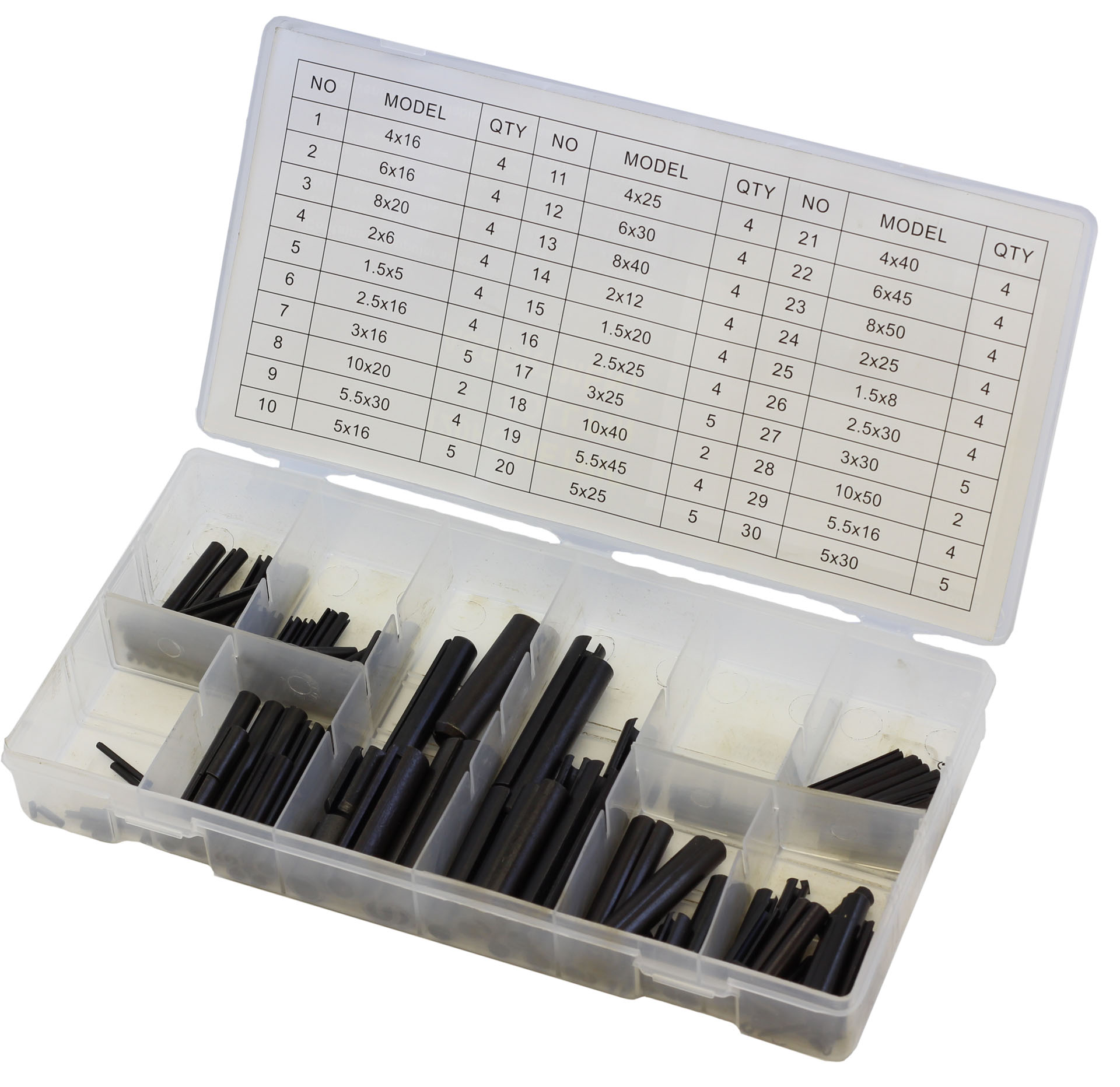 MAC AFRIC 120 PCS Assorted Roll Pin Set