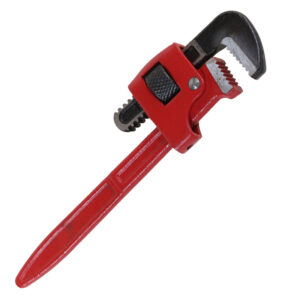MAC AFRIC Stilson Head Steel Adjustable Pipe Wrenches with Steel Housing - 200 mm