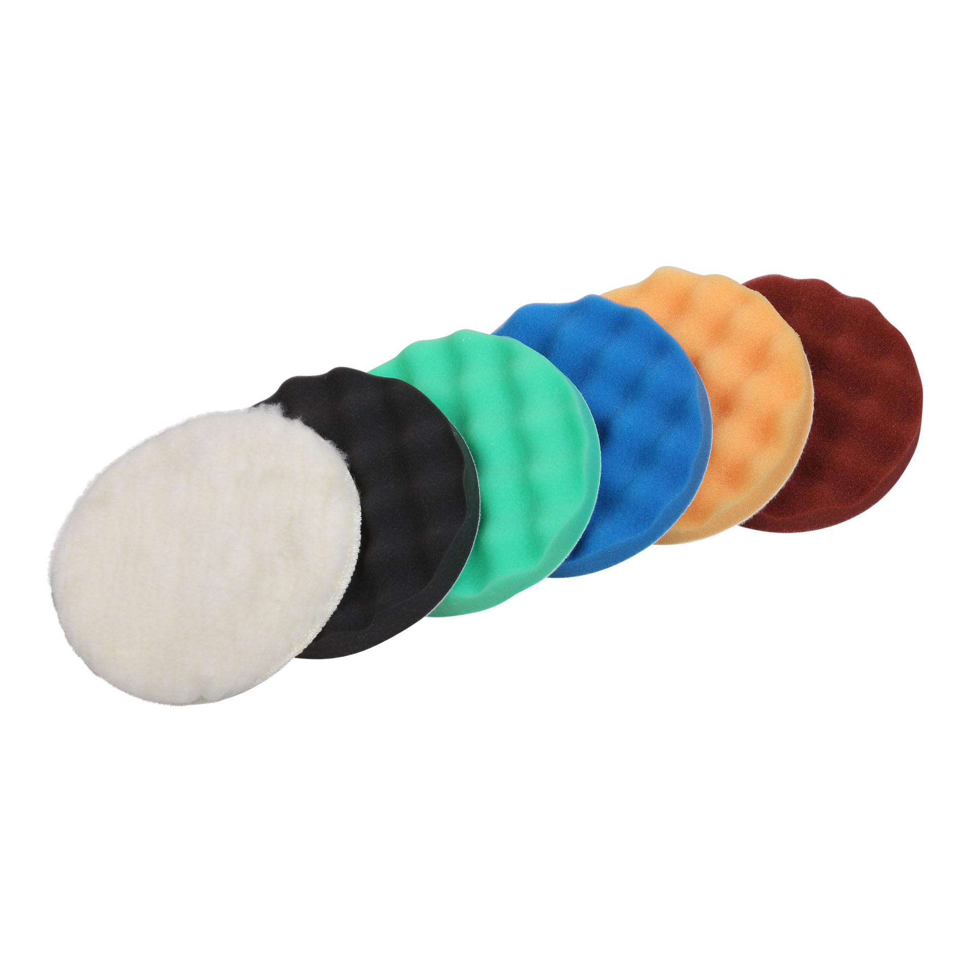 MAC AFRIC 6 PCS Polishing Pad Kit (180 MM)