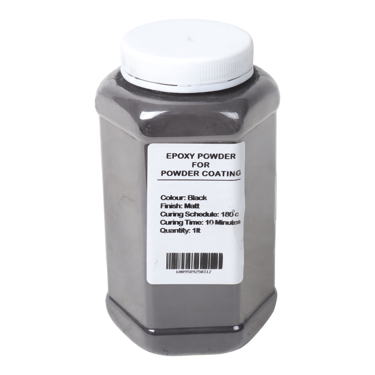 MATT BLACK 1 KG BOTTLE EPOXY POWDER