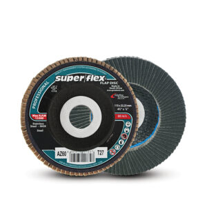 SUPERFLEX Industrial Zirconia Flap Discs 115x22mm - AZ60