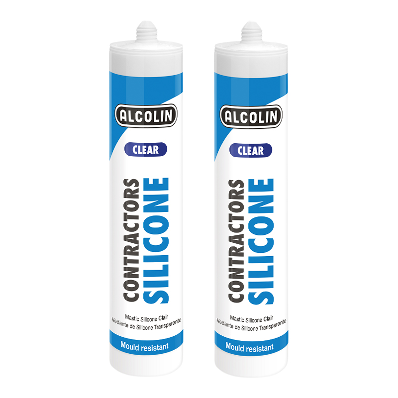 ALCOLIN Contractors Silicone - Clear Silicon 260ml