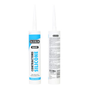 ALCOLIN Contractors Silicone - Black Silicon 260ml