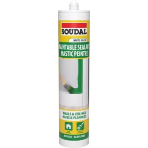 270 ml Soudal White Paintable Sealant
