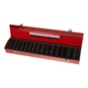 MAC AFRIC 1/2" IN Drive 15 PCS Long Impact Socket Set