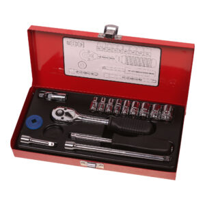 MAC AFRIC 16 PCS 1/4" IN Drive Socket Set (CR-V)