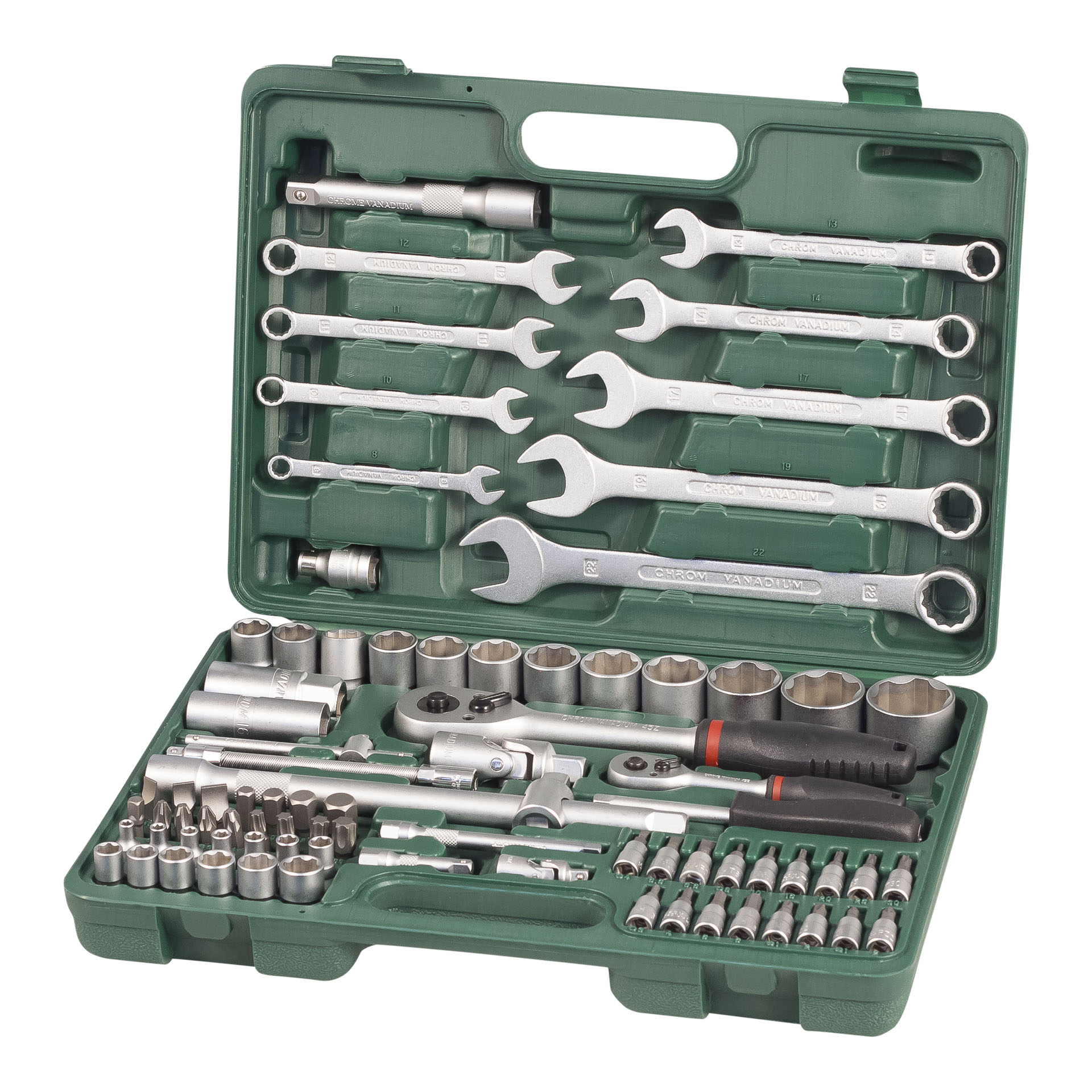 HEXA 82 PCS Superlock Chrome Vanadium 6 MM Socket Set