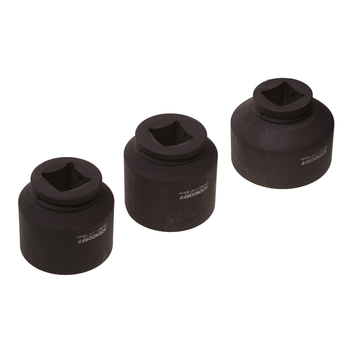 MAC AFRIC 1 - 1/2" Drive 3 pce Set of Impact Sockets - 60 / 65 / 70