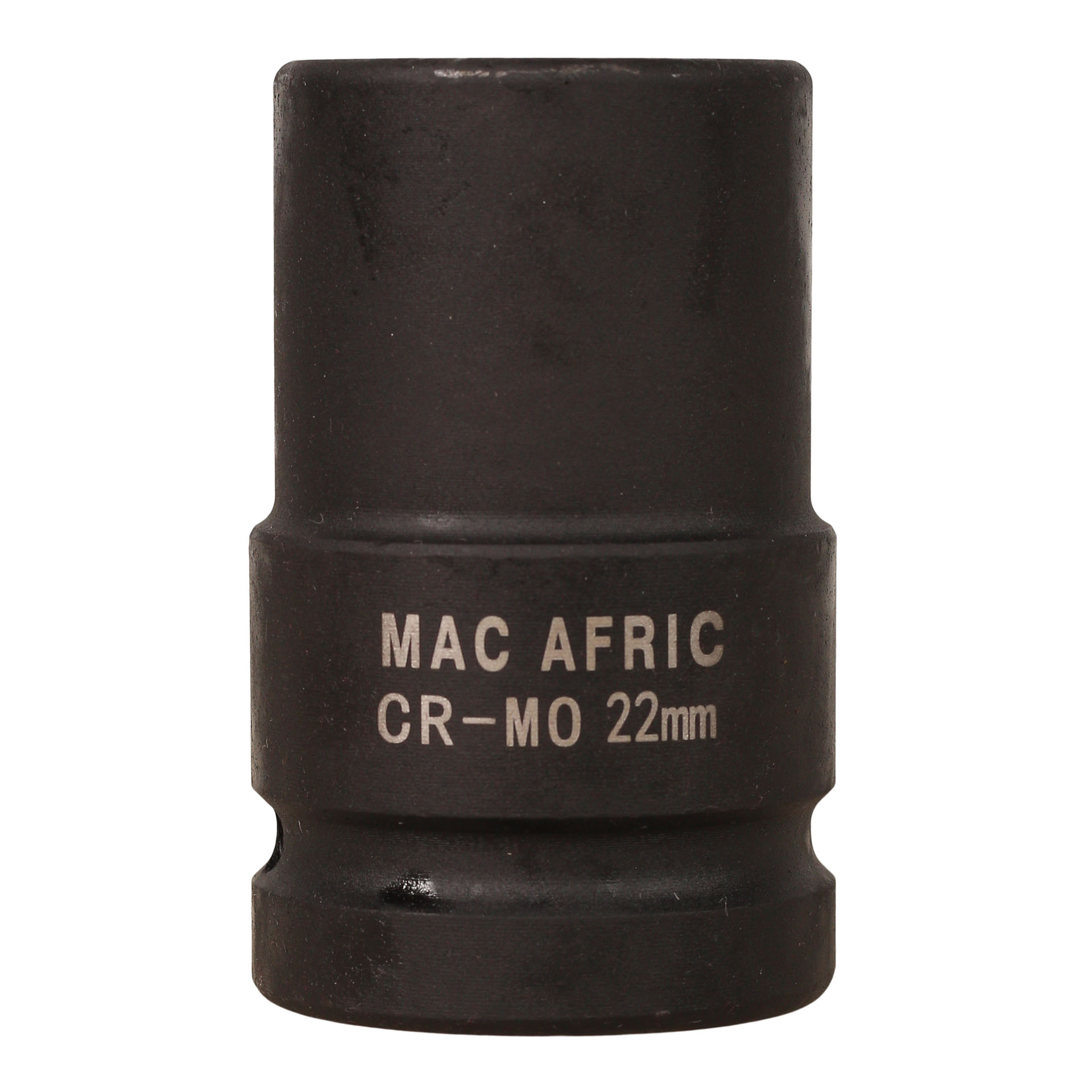 MAC AFRIC 1" Drive Square 22 mm Socket 80 mm Length CR-MO