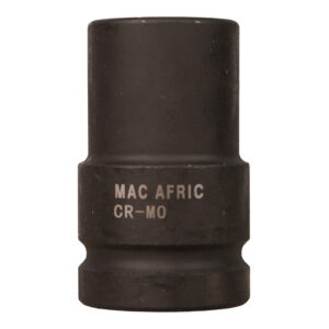 MAC AFRIC 1" Drive Square 24 mm Socket 80 mm Length CR-MO