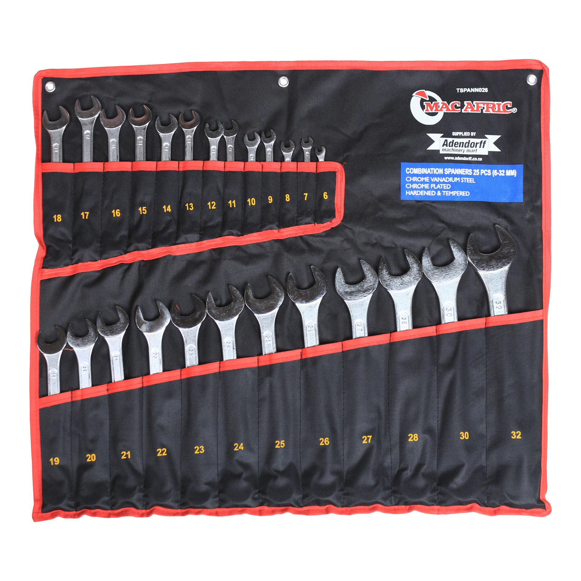 MAC AFRIC 25 PCS Combination Spanner Set