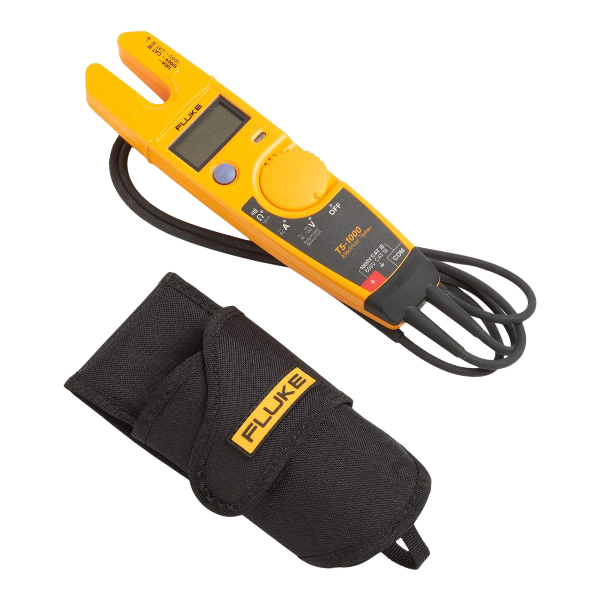 Fluke T5-1000 Electrical Tester Kit with Holster and 1AC II Voltage Tester
