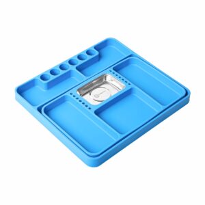 2-IN-1 SILICONE TOOL TRAY WITH MAGNETIC PAD