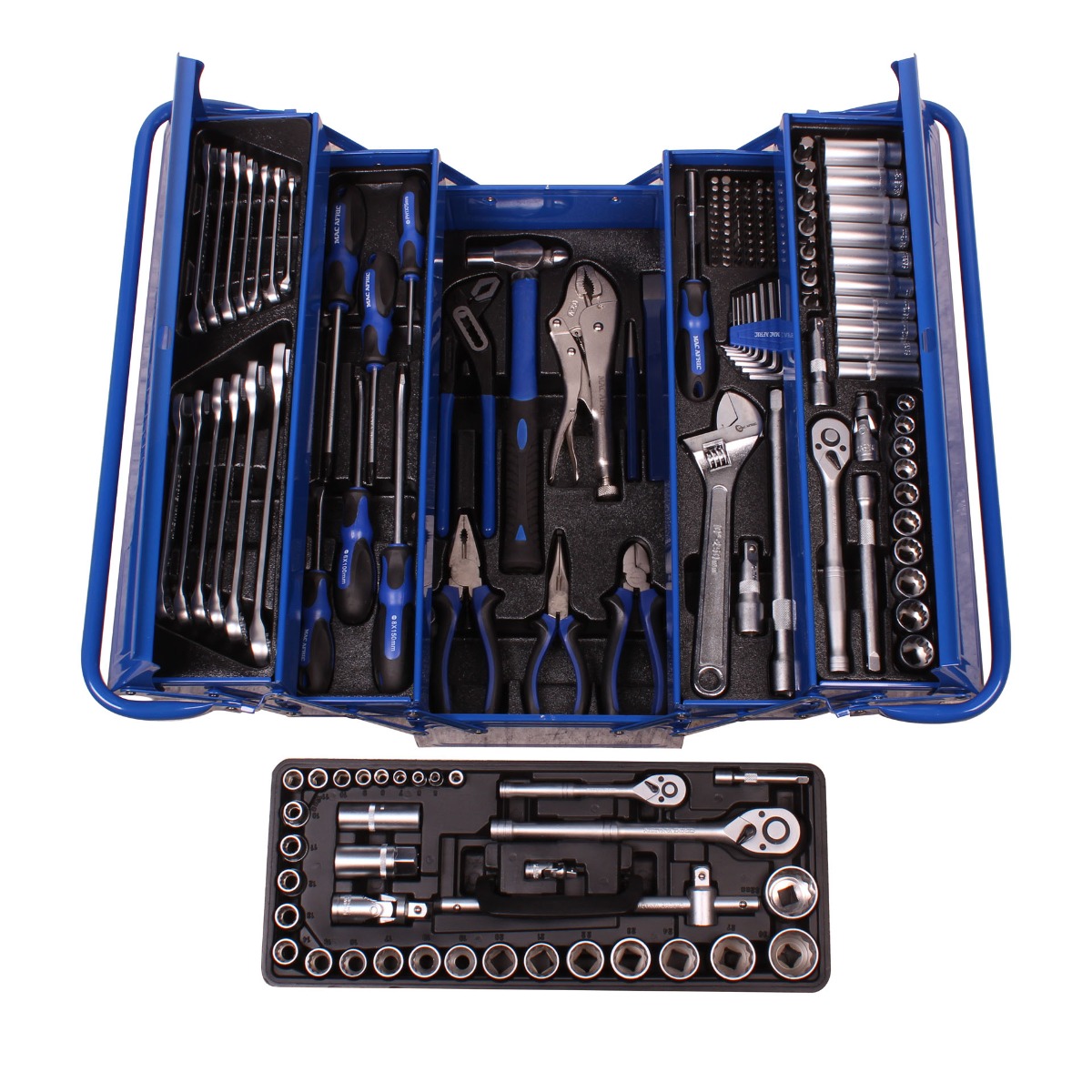 MAC AFRIC 165-Piece Professional CRV Tool Kit in a 5-Tray Cantilever Toolbox