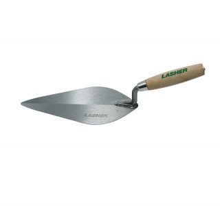 LASHER Brick Trowel with Wood Handle (250 MM)
