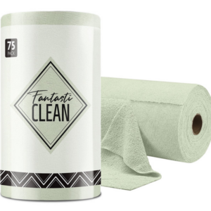 Microfiber Tear-Away Towels 75pc – Mint Green
