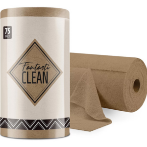 Microfiber Tear-Away Towels 75pc - Tan