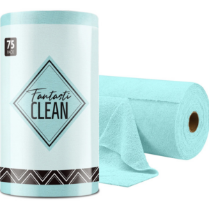 Microfiber Tear-Away Towels 75pc – Dim Blue