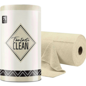 Microfiber Tear-Away Towels 75pc – Beige