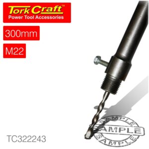 TORK CRAFT Adaptor for SDS Hollow Core Bits - max 300mm x m22