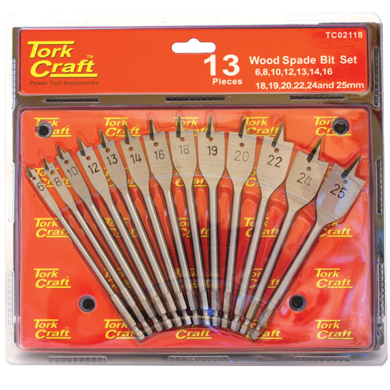 TORK CRAFT 13 PCS Wood Spade Set