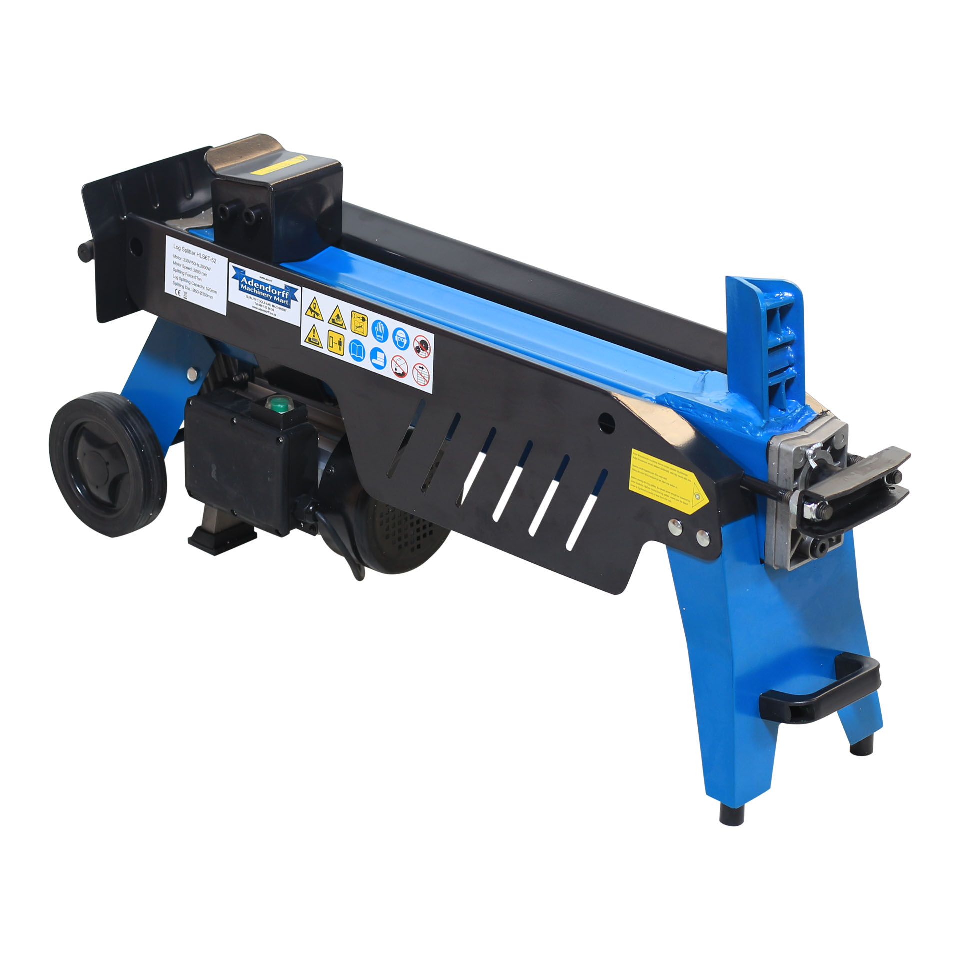 MAC AFRIC 6 Ton Hydraulic Electric Powered Log Splitter (Horizontal)
