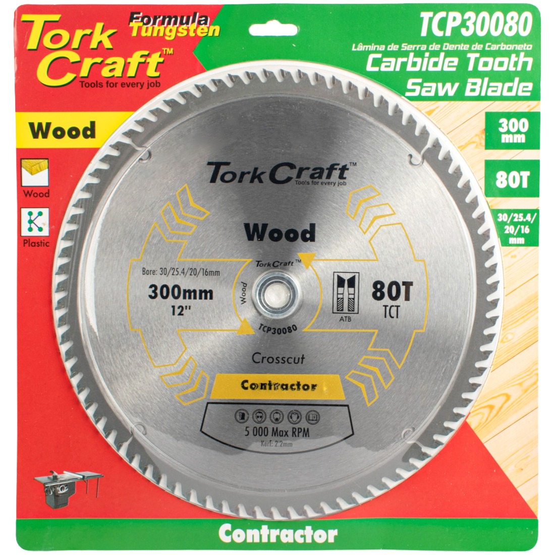 TORKCRAFT Circular Saw Blade 300 x 80T