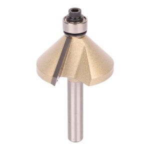 Mac Afric 45° Chamfer Bit 1/4 x 1 x 1/2 Inch Router Bit