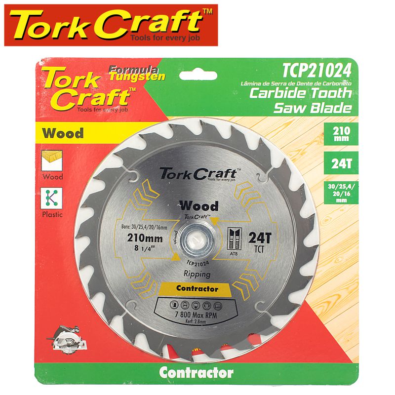 TORK CRAFT Circular Saw Blade 210 MM x 24T