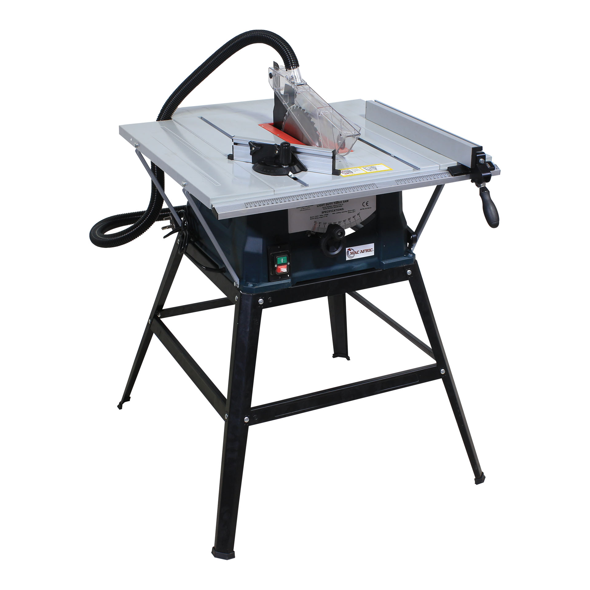 MAC AFRIC 250 MM Light Duty Table Saw with Stand