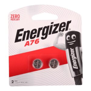 Energizer A76 / LR44 1.5V Alkaline Button Batteries – 2 Pack