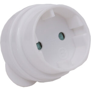ELLIES Schuko Adaptor (White)