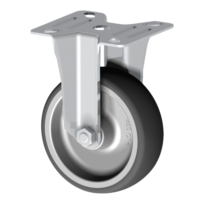 KEDLA Rubber and Castor Wheels - 75mm Rubber Fixed Wheel