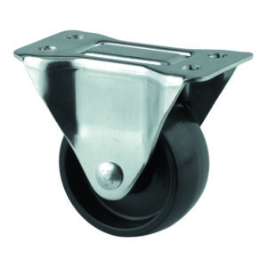 KEDLA Rubber and Castor Wheels - 65mm Polyprop Fixed Wheel