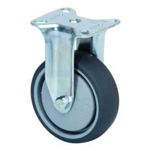 KEDLA Rubber and Castor Wheels - 100mm Rubber Fixed Wheel