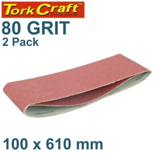 POWERPLUS Sanding Belt 100 x 610 MM - 2 PCS G80