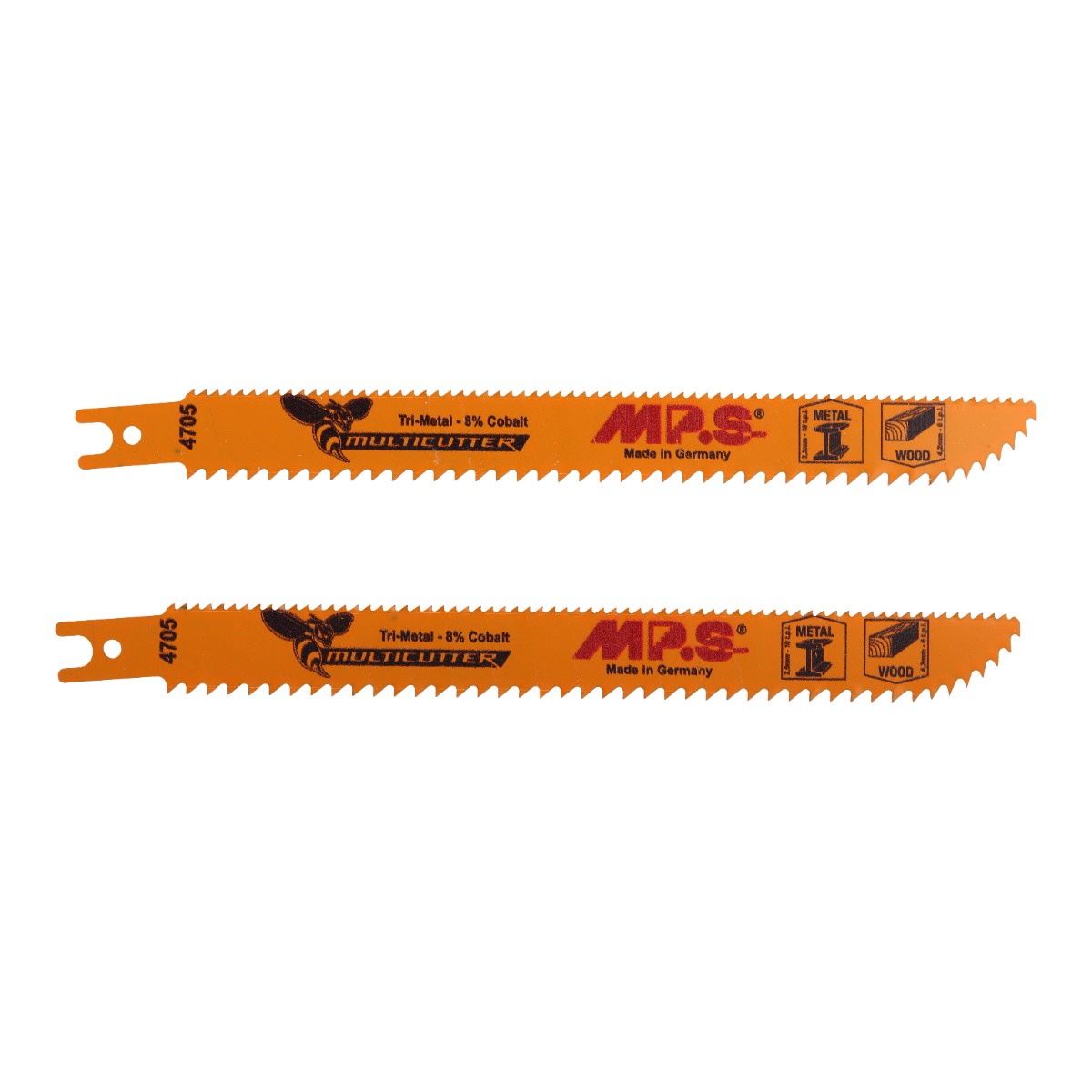 2Pce 200mm Multicutter U-Shank